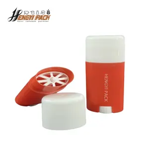 Groothandel 50Ml Ovale Lege Container Anti-Transpirant Geurige Stevige Stok Balsem Body Refill Deodorant Stick Fles