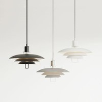 Lampe de table de bar nordique du restaurant du designer danois, extensible et réglable, avec un luminaire suspendu PH Flying Saucer