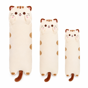 Coussin long en peluche personnalisé, fabrication vietnamienne, jouet en peluche doux en coton, poupée en peluche pour enfants et adultes - Product Image 4