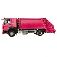 Camion compacteur de déchets à chargement arrière HOWO 371HP, fourni directement par l'usine, pour le marché mondial