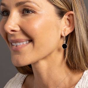 Natural Black Onyx <b>Earrings</b> Handmade 925 Sterling Silver Long Drop <b>Earrings</b> Unique Gemstone Jewelry Beautiful Gift - Product Image 5
