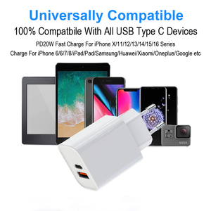<span class=keywords><strong>Chargeur</strong></span> mural certifié CE ROHS 20W 2-en-1 à double port USB-C QC3.0 3A PD à charge rapide pour <span class=keywords><strong>iPhone</strong></span> 17/16/15/14/13/<span class=keywords><strong>12</strong></span> - Product Image 5