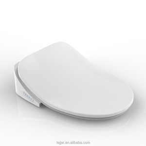 Siège de toilette électronique massant avec bidet intégré, forme allongée - Product Image 2