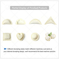 Machine automatique de fabrication de raviolis, de dumplings, d'empanadas, de pelmenis, de grands pâtisseries, de samosas, de pliage de pâte, pour la vente au Pakistan et en Inde