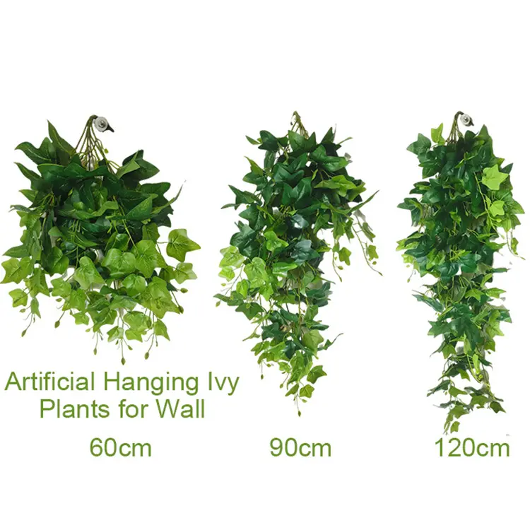 Simulation de lierre et rotin artificiel, décoration de plafond, 3,6 pieds, faux feuillage vert, plante suspendue à une feuille de vigne