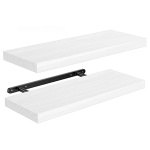 Étagère murale rectangulaire 40x15x1,5 cm, design minimaliste pour le rangement dans la salle de bain - Product Image 5