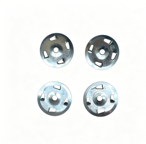 Rondelle à griffes antirouille à 4 pointes pour panneau de support de carrelage, rondelle en acier galvanisé pour panneau de ciment - Product Image 1