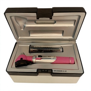 ราคาขายส่ง กล้องตรวจหูขนาดเล็ก ไฟเบอร์ออปติก สีชมพู คุณภาพสูง เครื่องมือตรวจหูสำหรับแพทย์ ใช้ซ้ำได้ น้ำหนักเบา มาตรฐาน CE - Product Image 1