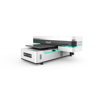 Imprimante d'étiquettes automatique haute qualité à alimentation directe d'usine, à grande vitesse, à plat, UV LED, avec deux têtes I3200