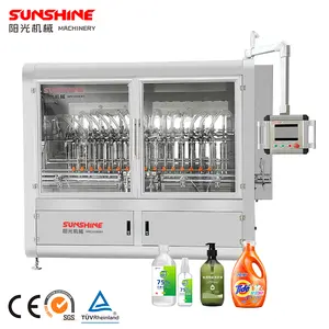 100-5000ml High efficiency Automatic hair conditioner shampoo body lotion liquid bottle filling machine for hotel