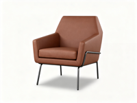 Chaise longue de patio 28,5" L x 28" P x 33" H, mobilier haut de gamme pour hôtels, chaise pour projets hôteliers de premier plan