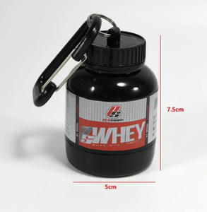 Botella Portátil para Proteína en Polvo con Llavero, Embudo para Medicamentos, Vaso Pequeño para Agua, Contenedor para Camping al Aire Libre - Product Image 2