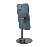 Chargeur sans fil magcoffes support métallique magnétique de téléphone portable en alliage d'aluminium