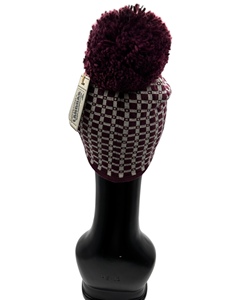 Gorro de punto Premium de Taiwán Gorro de invierno con parche de cuero de 56-58Cm - Product Image 2