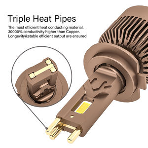 E9 NUEVO 180 Watts Triple Heat Pipes <span class=keywords><strong>Z7</strong></span> H7 48V LED Faro Auto Front Light xenon hid kit para Toyota <span class=keywords><strong>BMW</strong></span> Citroen light - Product Image 2