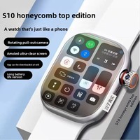 Montre connectée Huaqiangbei S10 avec bracelet en silicone, multifonction, pour le sport, électronique transfrontalière, type iWatch