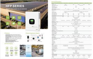 ระบบพลังงานแสงอาทิตย์แบบไฮบริด 5kw 6kw 8kw 10kw คลื่นไซน์บริสุทธิ์ สำหรับใช้ในบ้าน พร้อมแบตเตอรี่ในตัว ราคาโรงงาน - Product Image 6
