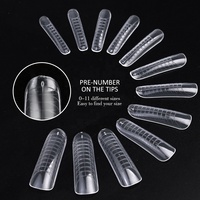Outil d'extension d'ongles en acrylique Gelsky à double système avec logo personnalisé, double forme