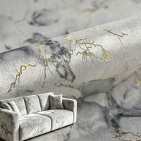 Velours de Hollande marbré à effet bronzé avec support composite, tissu de luxe pour ameublement, rideaux, coussins de canapé et décoration intérieure