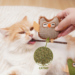 Juguetes de Peluche para Gatos al por Mayor del Fabricante con Bola de Plumas, Catnip y <span class=keywords><strong>Silvervine</strong></span> - Product Image 1