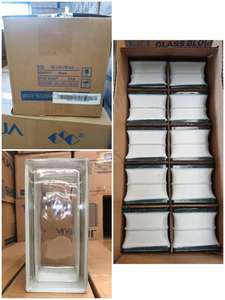 Briques/Blocs <span class=keywords><strong>de</strong></span> <span class=keywords><strong>verre</strong></span> décoratifs blancs <span class=keywords><strong>de</strong></span> haute qualité 190x90x80mm, <span class=keywords><strong>prix</strong></span> moderne et abordable, transparents, creux, pour <span class=keywords><strong>salle</strong></span> <span class=keywords><strong>de</strong></span> <span class=keywords><strong>bain</strong></span>, hôtel, industrie - Product Image 3