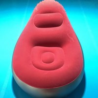 Pouf triangulaire en tissu pour salon, siège au sol, fauteuil individuel, mobilier d'intérieur