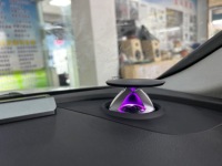 VENDAR Éclairage LED de voiture, haut-parleur tweeter de remplacement, compatible Audi A4 A5D 17-24, éclairage intérieur du tableau de bord, 32 couleurs, éclairages de tuning 12V