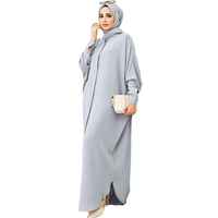 Nouvelle conception Abaya de Dubaï, Kaftan turc modeste, robe élégante à manches longues pour femme musulmane, robe de bal en satin scintillant naturel