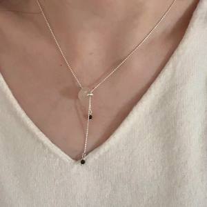 Collar con Colgante de Jade Puro y Ágata S925, de Lujo, con Borla y Anillo, Nuevo Diseño Chino, Estilo Ligero y Exclusivo - Product Image 5