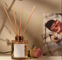 Vente en gros d'huile de parfum personnalisée de luxe bouteille vide de bâton d'encens de roseau vide avec boîte d'emballage