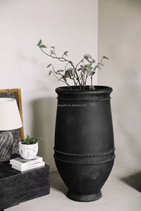 Pots de fleurs en fibro-ciment de style européen, prix d'usine en gros, design unique de pot de plante en béton - Product Image 6