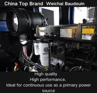 Générateurs Diesel Weichai 250kW 300kW 300kVA de Marque Chinoise de Renom, Alternateur Synchrone Sans Balais Robuste, Démarrage Automatique, Télécommande