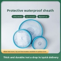 Bras supérieur manchon de douche douche housse de protection étanche adulte bras supérieur plâtre couverture adapté pour Fracture plaie coude