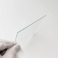 Verre trempé personnalisé 25x25x1.1mm avec revêtement ITO/FTO pour affichage en laboratoire, verre conducteur chauffant anti-buée