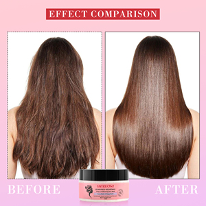 Toptan derinden nemlendirir kırılma azaltır kakao Mango tereyağı yosun yenileme saç maskesi tedavisi - Product Image 6