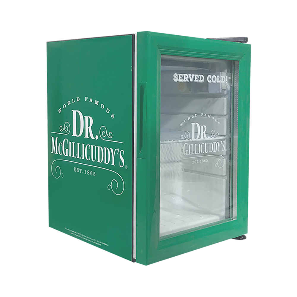 OUMEITE Vertical Display Water Bottle Cooler Compressor Cooling System for Convenient Store Use