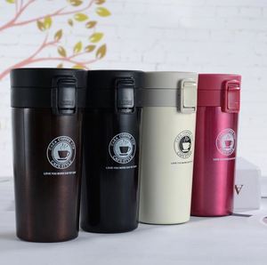 304 Stainless Steel <b>Coffee</b> Cup, Compact Travel Cup, Portable Car Mug 400ml - Product Image 1