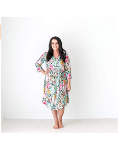 Vente en gros de peignoir <span class=keywords><strong>d</strong></span>'<span class=keywords><strong>allaitement</strong></span> en satin <span class=keywords><strong>pour</strong></span> femmes, longueur genou, viscose, bambou, doux, vêtements de <span class=keywords><strong>maternité</strong></span> - Product Image 3