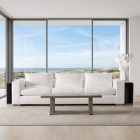 Ensemble de canapés en bois pour chambre d'hôtel, canapé de salon de haute qualité pour l'intérieur avec coussins