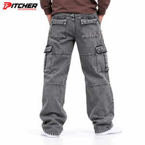Colección de jeans personalizados para hombre al por mayor, línea de ropa de jeans para hombre, jeans para hombre OEM, marca privada, MOQ bajo - Product Image 5