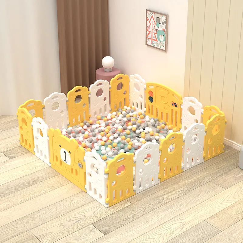 Hot Sale Multifunctionele Nieuwe Design Safety Kids Plastic Indoor Playard Hek Baby Box