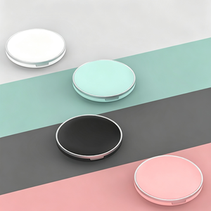 LED Makeup <b>Mirror</b> Wireless Charging <b>Compact</b> Vanity <b>Mirror</b> Foldable Round Beauty <b>Mirror</b> for Travel Bathroom - Product Image 6