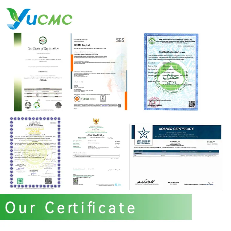 Yucmc น้ํามันเบโทรเลียมเกรดคาร์บอกซีเมทิลเซลลูโลสโพลีไอออนิกเซลลูโลส CMC PAC ผง