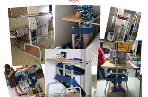 Dispositif d'exercice de membre inférieur réglable en hauteur de traitement pour les personnes handicapées Paralysie cérébrale Jambes marcheurs pour les personnes paralysées - Product Image 6