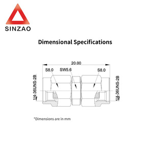 Wayiii SMA Nam để SMA nam thép không gỉ <span class=keywords><strong>RF</strong></span> đồng trục kết nối DC-18GHz <span class=keywords><strong>RF</strong></span> đồng trục Adapter <span class=keywords><strong>RF</strong></span> lò vi sóng thành phần - Product Image 6
