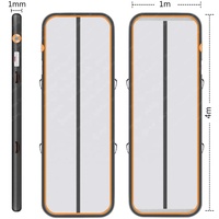 Huatong 5m 6m 9m 10m pas cher gymnastique gonflable Air Tumble Track Airtrack tapis gonflable Tumble Airtrack Air Tumbling tapis de sol