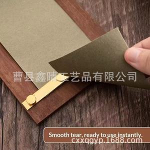 Wooden Roll Paper Sticky Notepad Digital Printing Hangable Blank <b>Memo</b> <b>Pad</b> Decorative Ornaments - Product Image 2