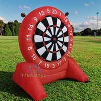 Jeu de tir de cible de football gonflable de fléchette de football d'Oxford en gros bon marché pour des parties et des événements