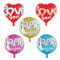 Ballons en feuille 22 pouces amour saint valentin fête d'anniversaire fournitures de vacances fête ballon décoration ensemble Globos décor à la maison