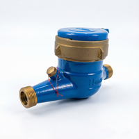 OEM Heavy Duty Brass Multi Jet Mechanical Dry Water Meter With Adjust Movement Outside